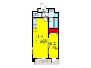 Prosper Esaka479の物件間取画像